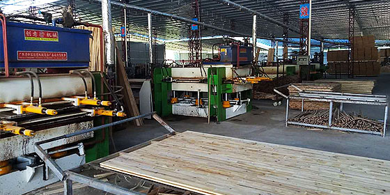 细木工板（大芯板）日产量500张平接板解决方案