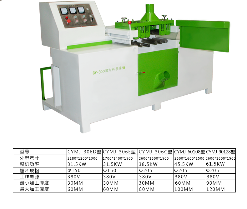 方木多片锯